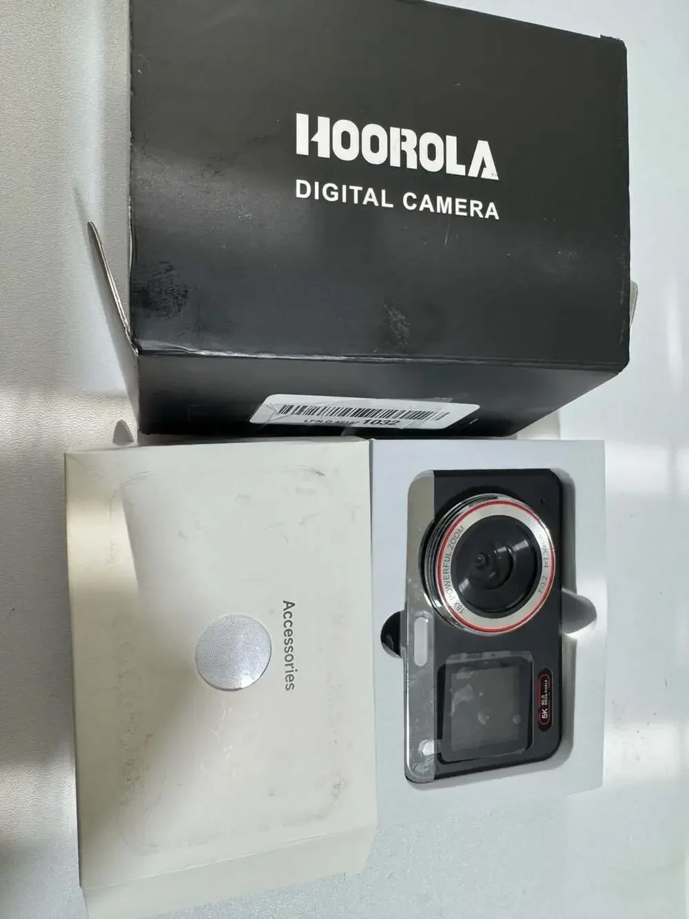 Hoorola 5K Digital Camera 80MP Dual Screen 18X Zoom Vlogging Camera